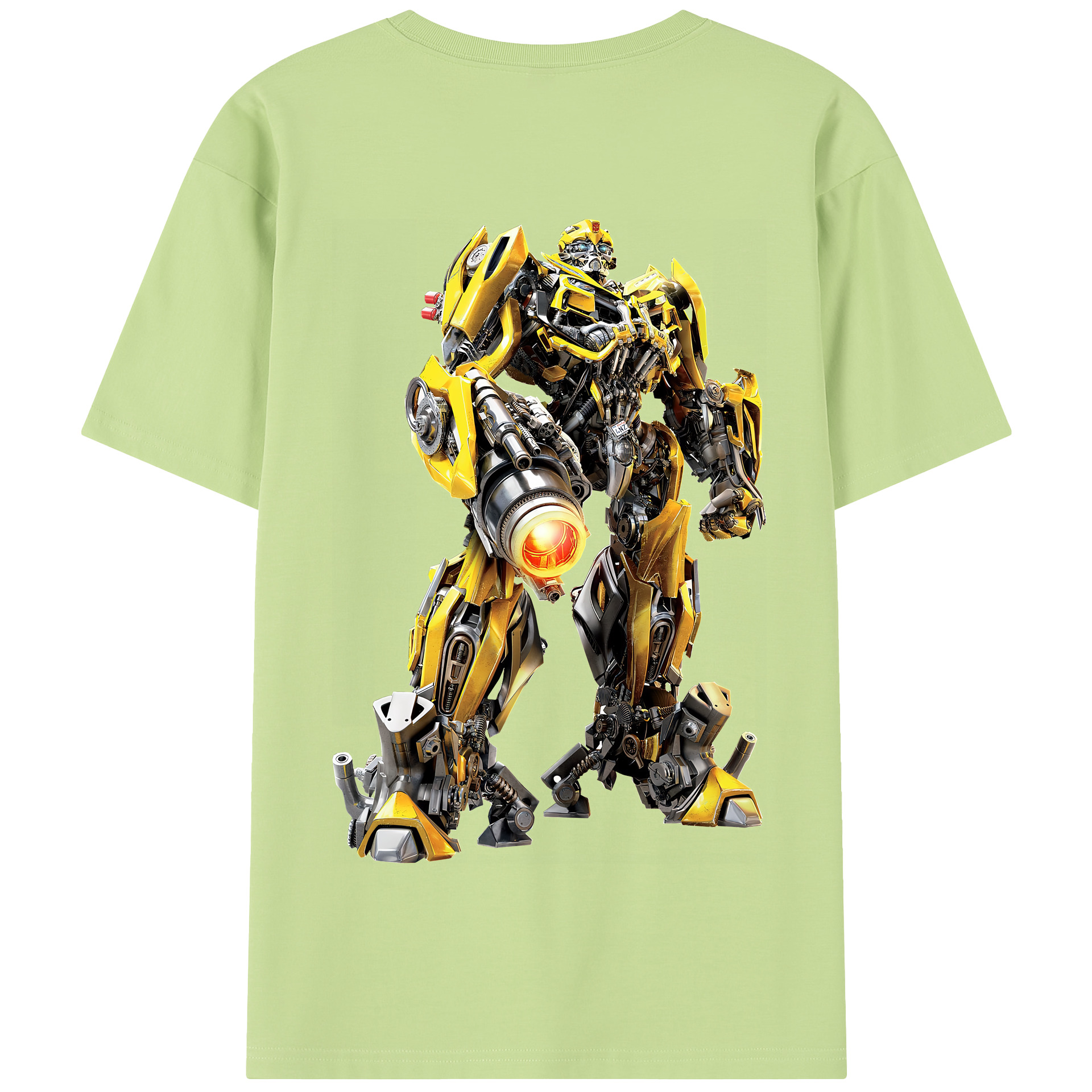 （画像用） Transformers トランスフォーマー 綿100％半袖Tシャツ（背面プリント）